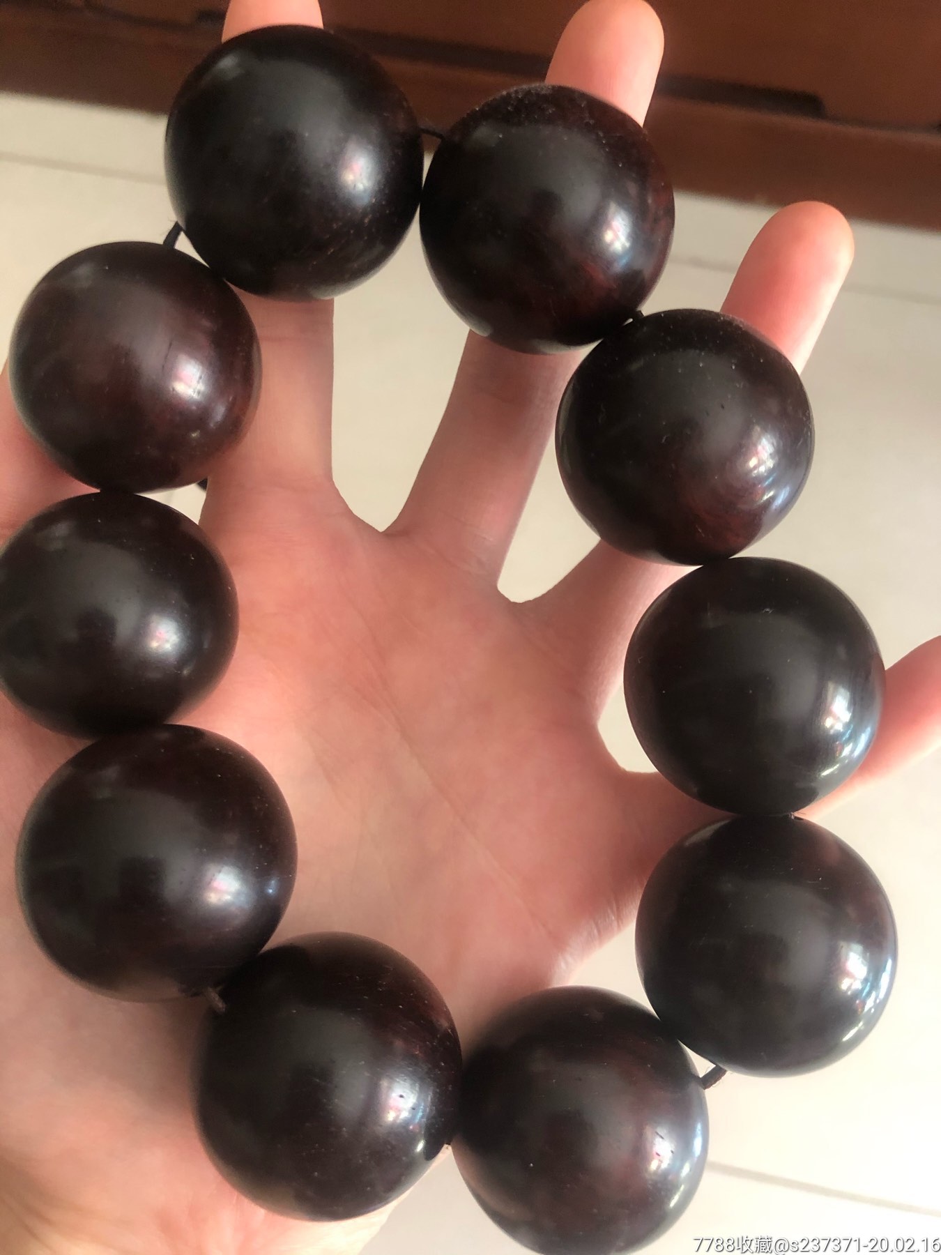 印度小叶紫檀老料手串