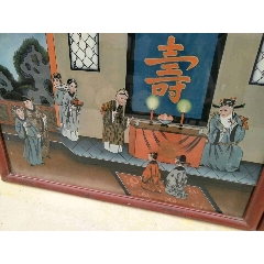 清代纯手工绘画汾王爷祝寿图，(se71114768)_7788收藏__收藏热线