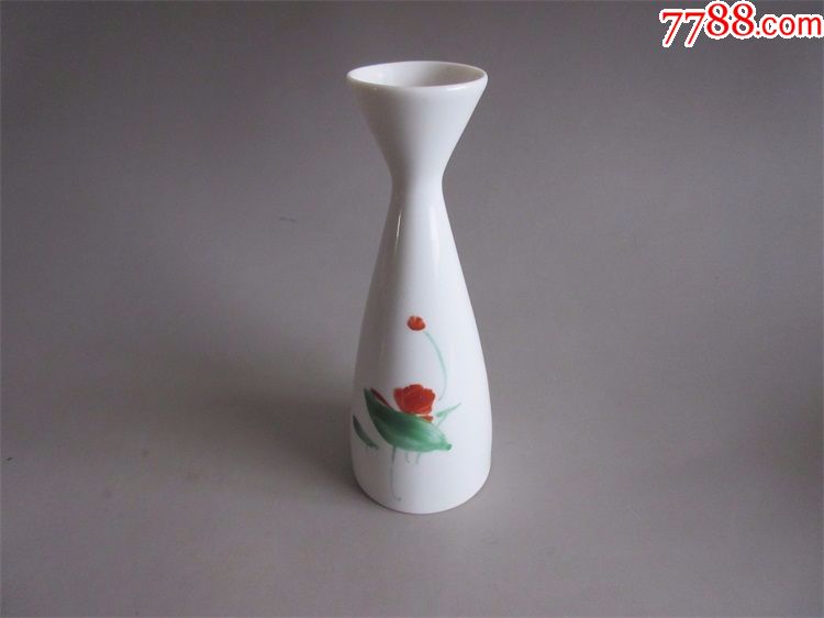 烫酒壶酒盅温酒壶酒文化酒具老物件老古董老瓷器荷花图老酒瓶包老