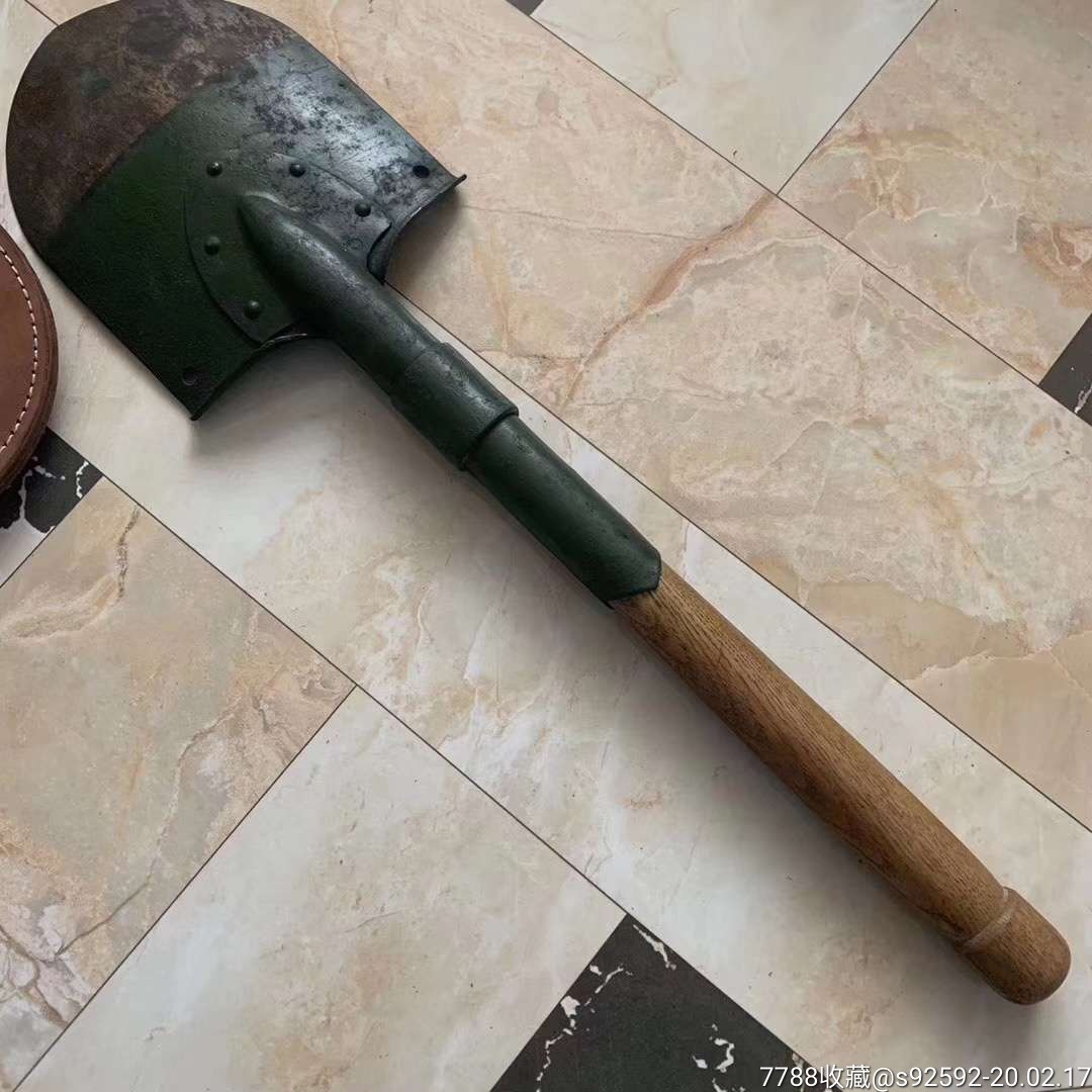 建国后第一批50式工兵锹原锹原套