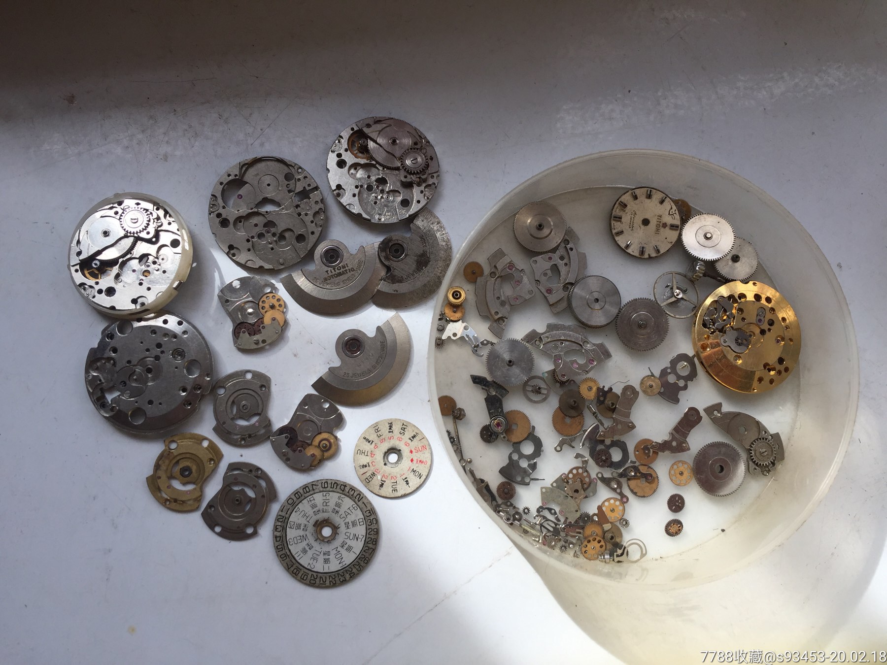 进口自动表配件