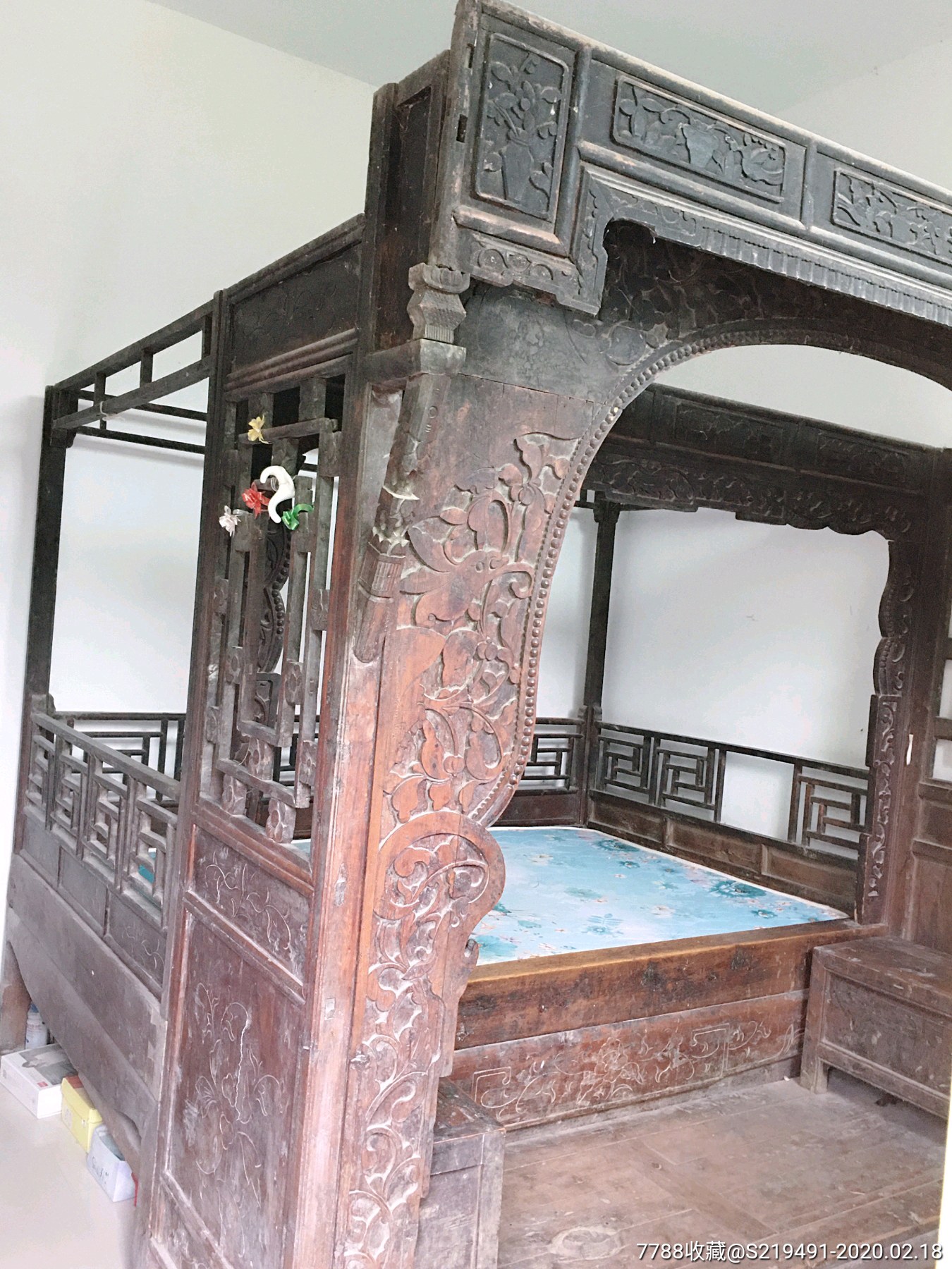 清朝时期的床图片