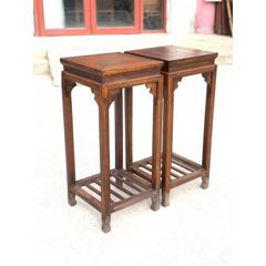 花梨木花架一对。(se71151921)_7788收藏__收藏热线