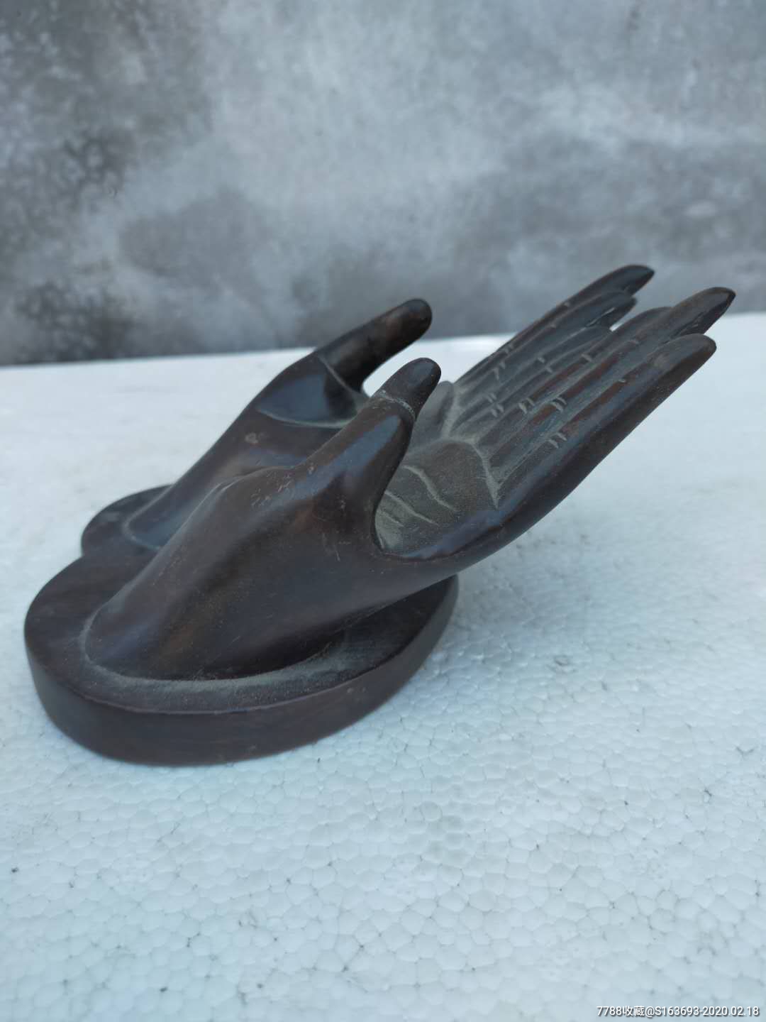 民国好木头佛手笔架