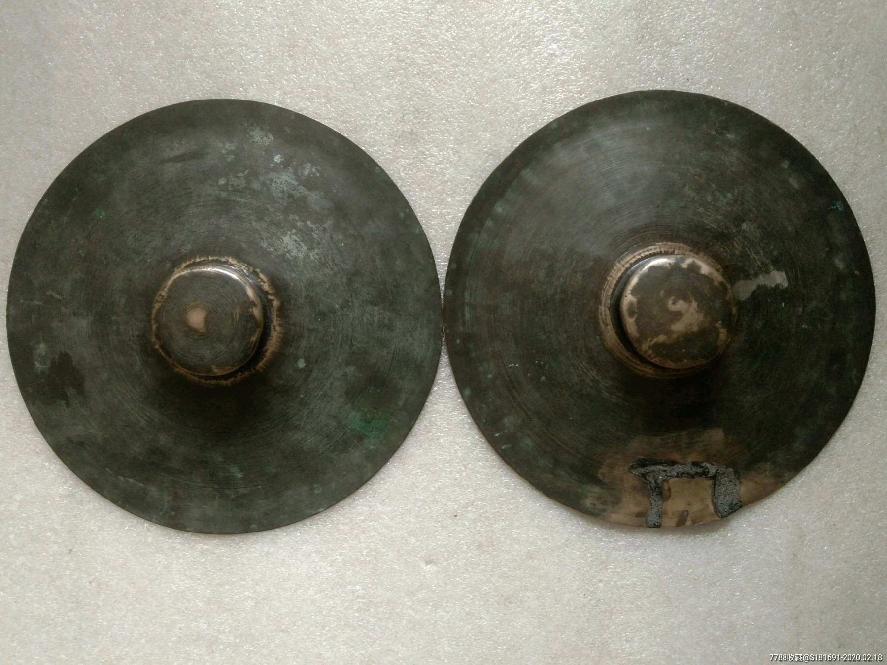 清民时期道教法师做法场用的黄铜老铙