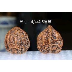 民国时期核雕核桃一对(se71153540)_7788收藏__收藏热线