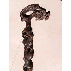 老黄杨木龙头拐杖(se71159687)_7788收藏__收藏热线