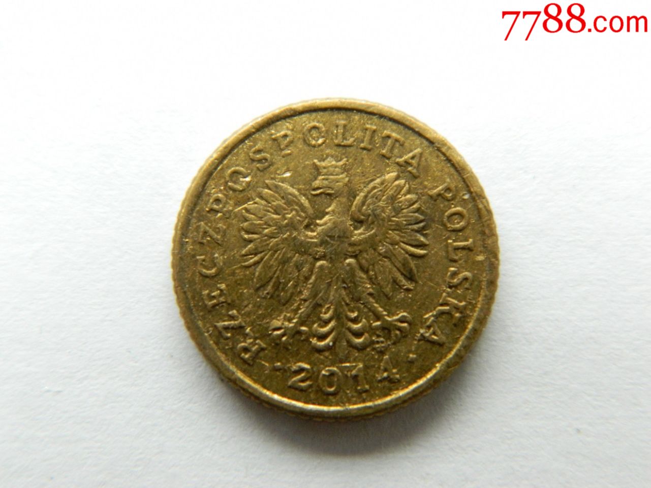 波兰硬币2014铜币外国硬币纪念币收藏