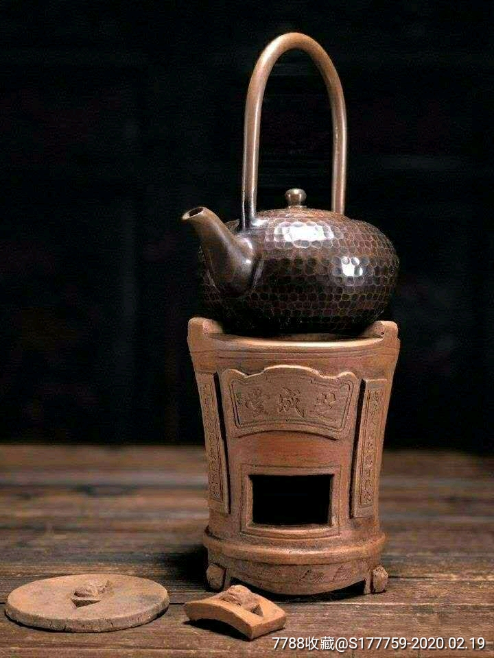 潮汕风炉"芝成堂"160;160;完好完整.请茶,茶室碳炉;早期台湾订单尾货