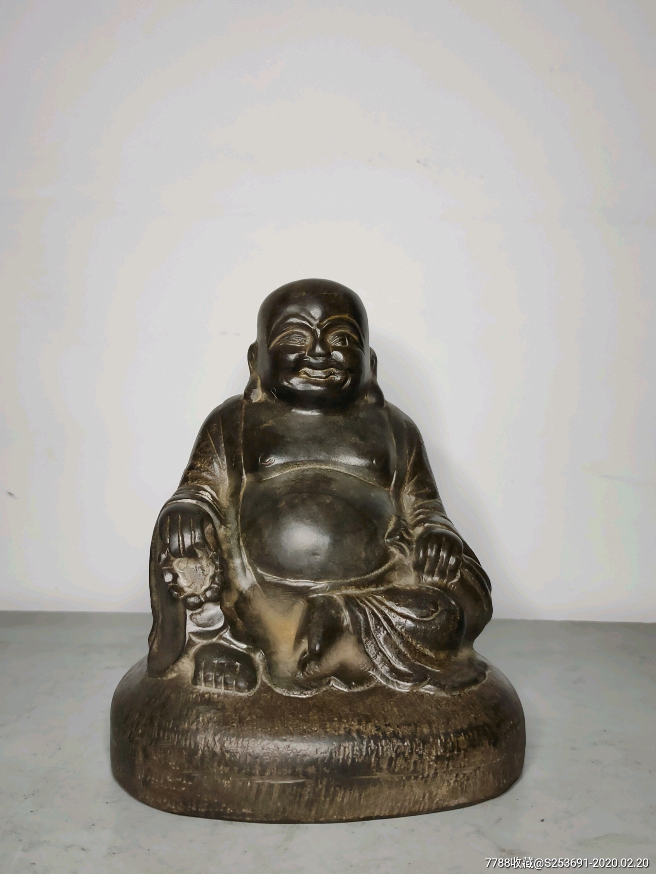 青石石雕弥勒佛