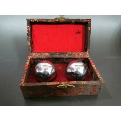 七八十年代，手持保健球，金属制作，带原盒(se71191698)_7788收藏__收藏热线