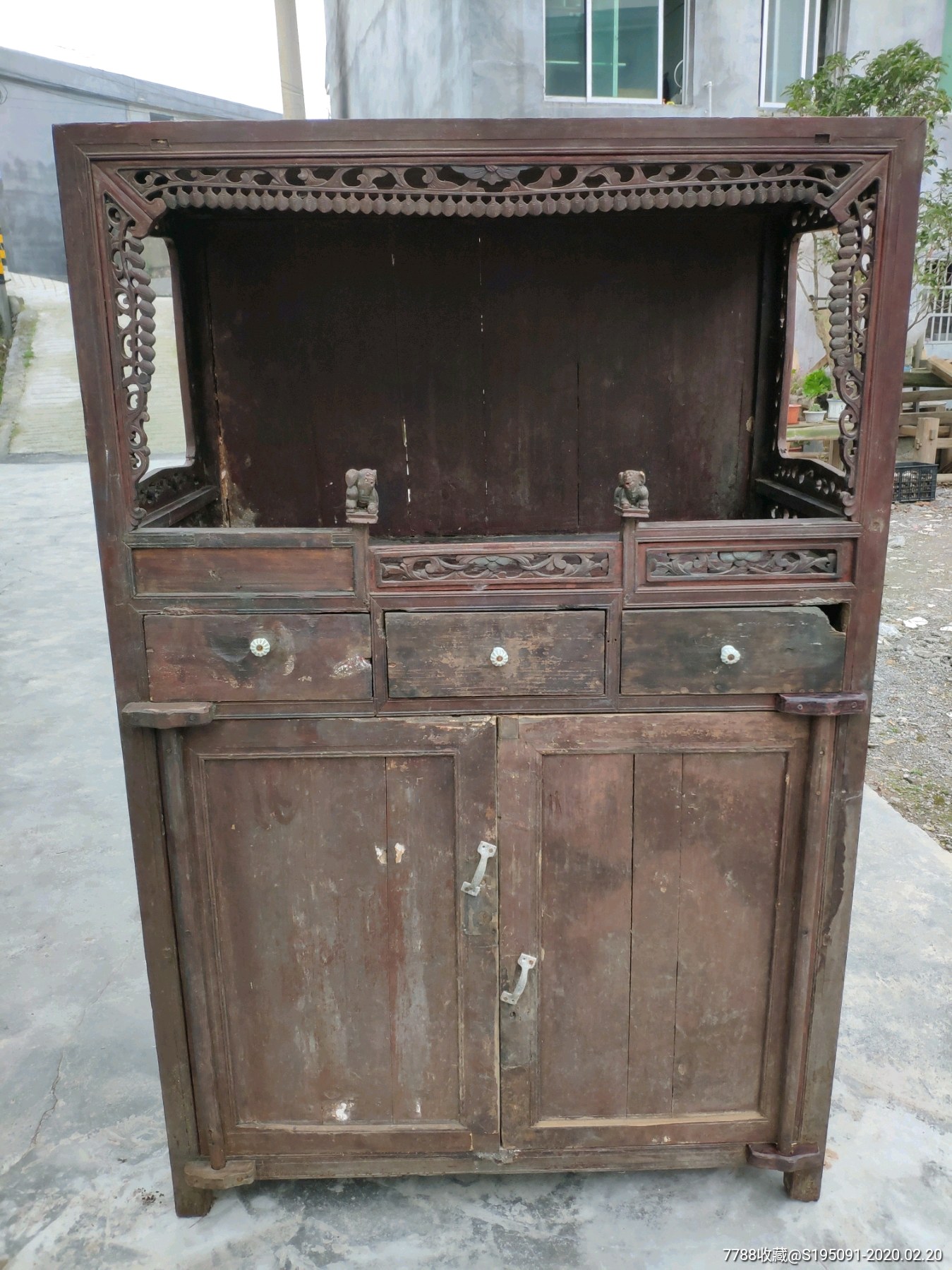 古董家具木雕陈列装饰柜_木柜/木橱_民俗钱币一线货【7788旧家具收藏