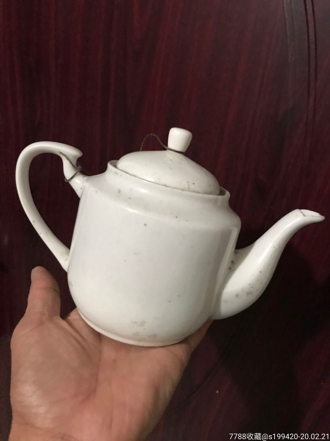 老茶壶,瓷品,文革时期.全品!