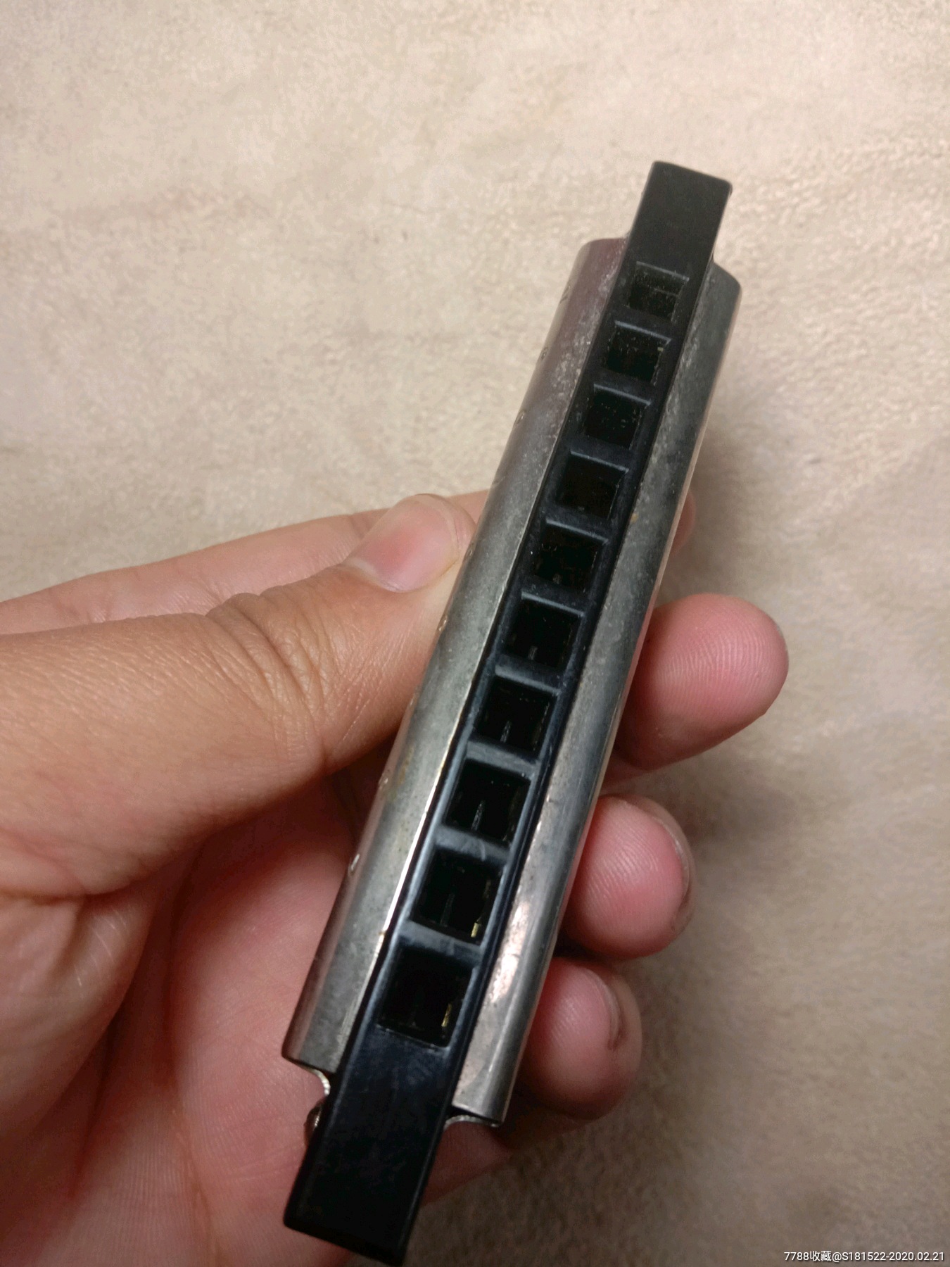 布鲁斯口琴蓝调10孔口琴胜利口琴厂制老物件收藏