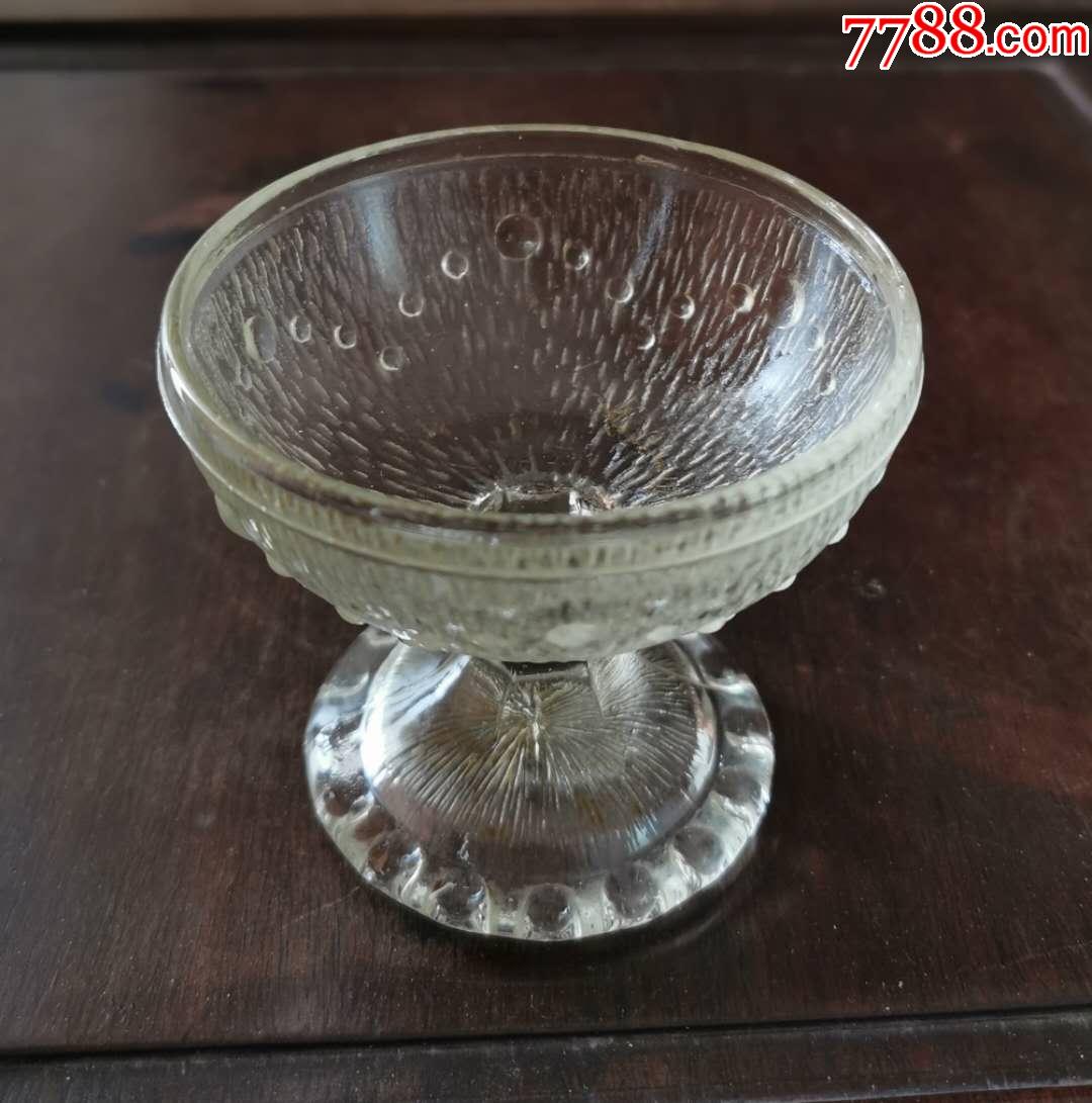 民国琉璃高脚杯