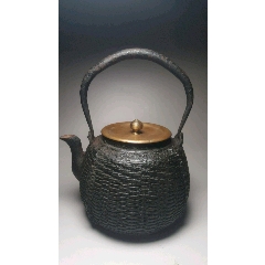 日本明治时期金龙堂造老铁壶(se71221875)_7788收藏__收藏热线