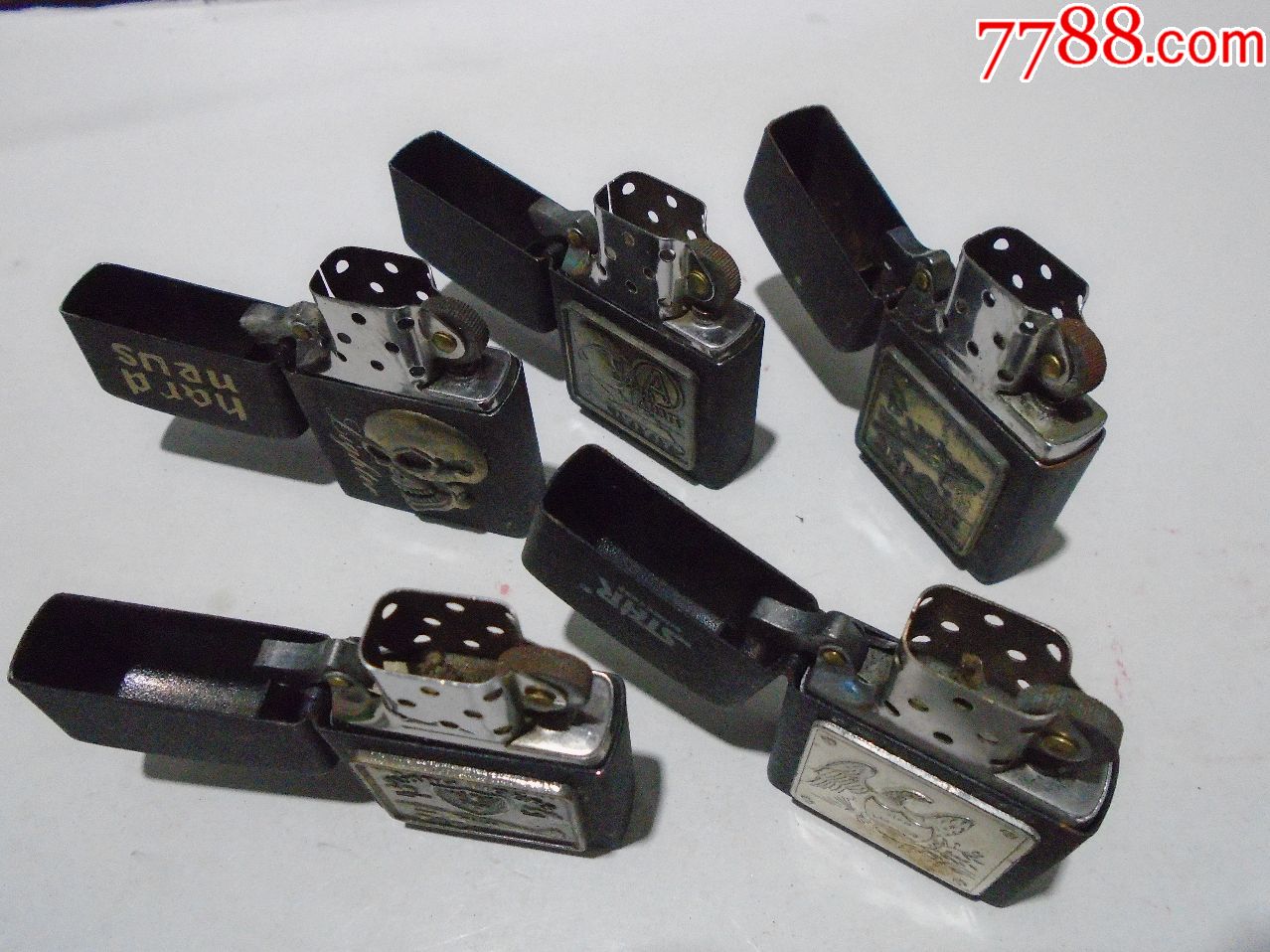 黑漆古铜star-1打火机(一组五个)