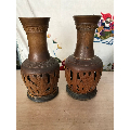 暴马子木质花瓶一对(se71238912)_7788收藏__收藏热线