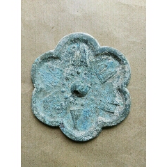 少见纹饰葵花镜