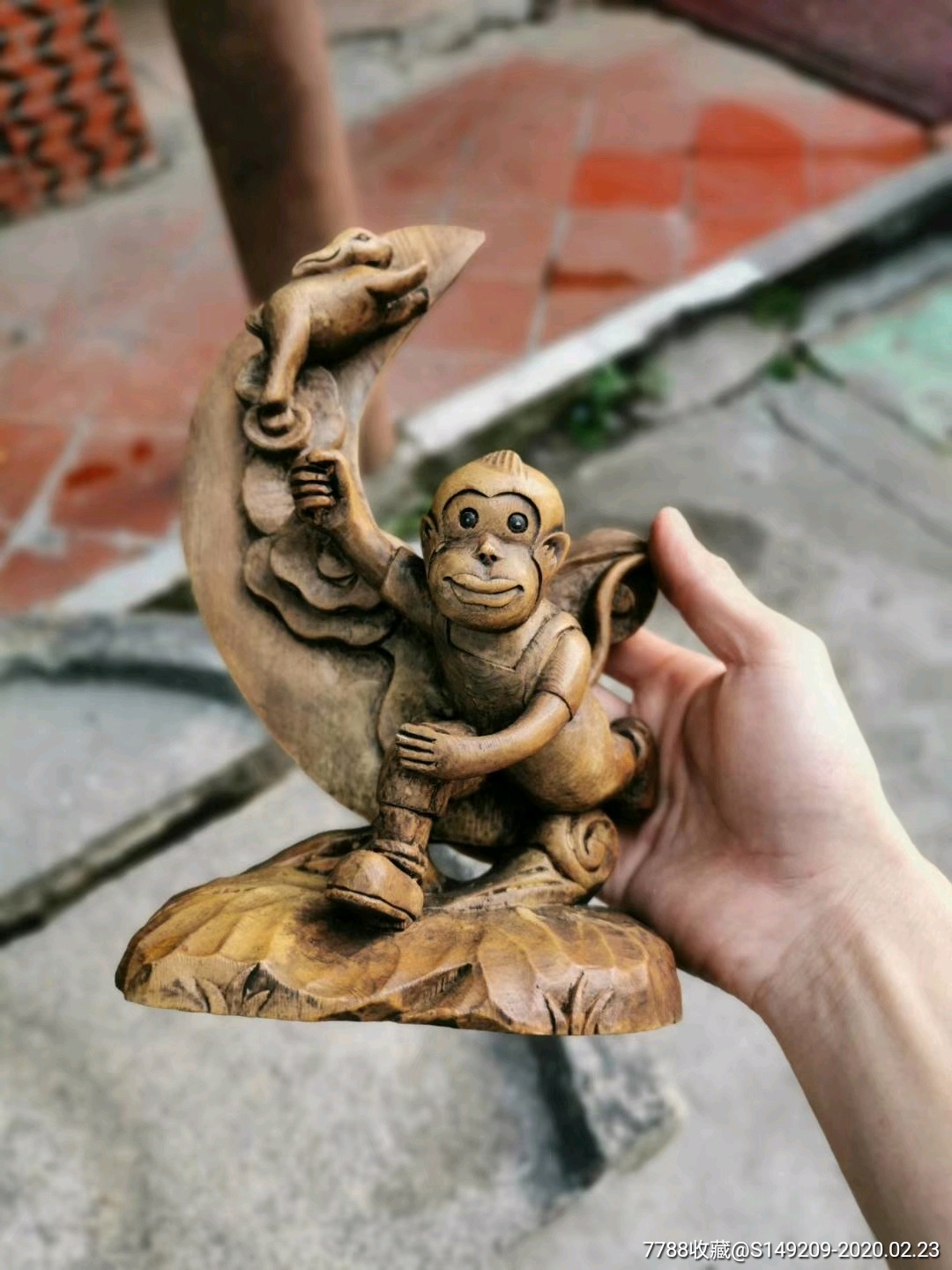 木雕猴子