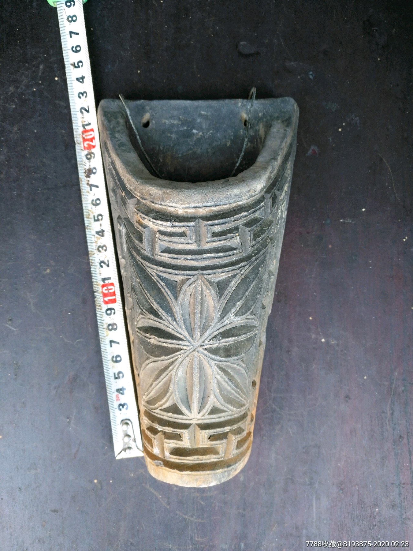 老黑陶器筷笼