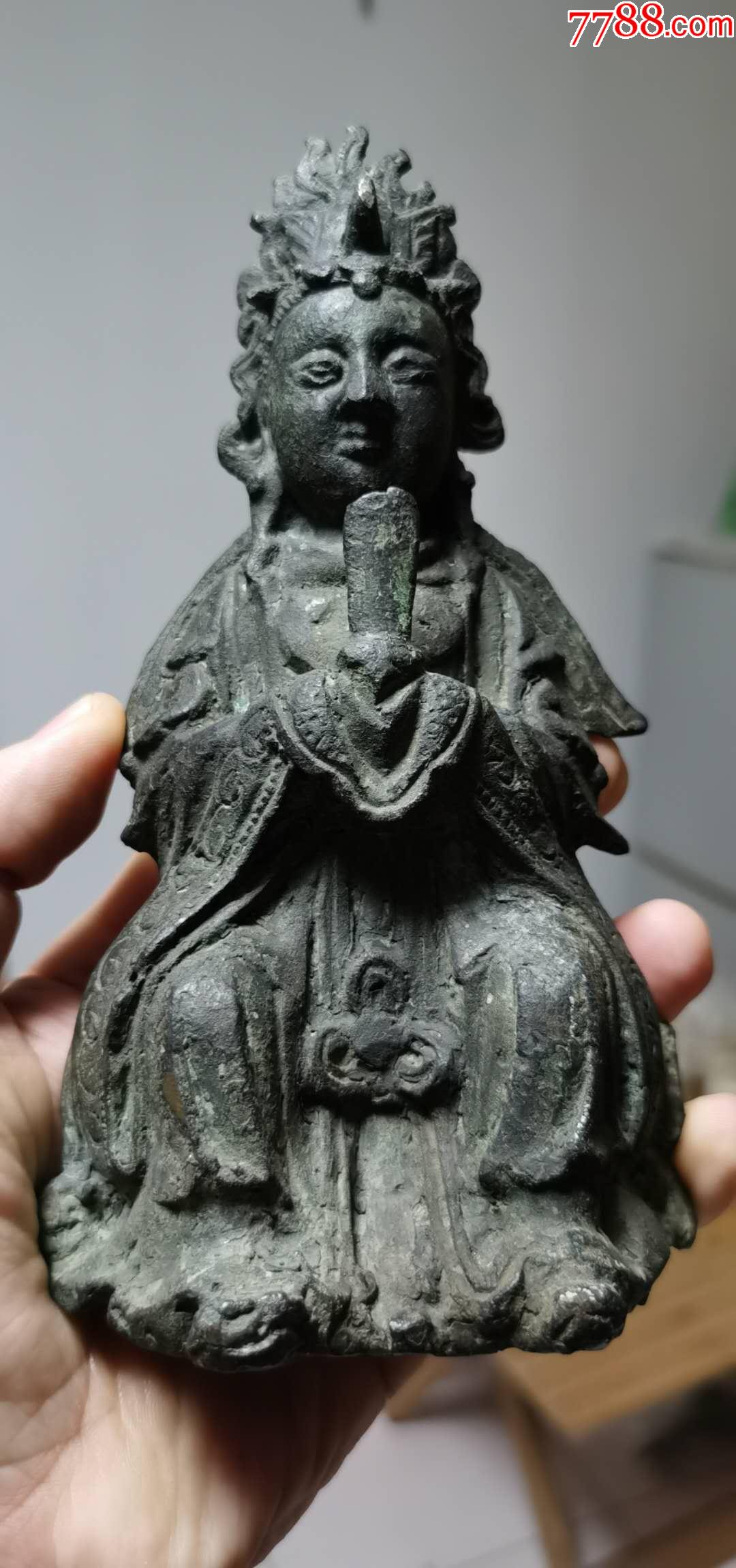 明代碧霞元君-铜像/铜佛像-7788收藏