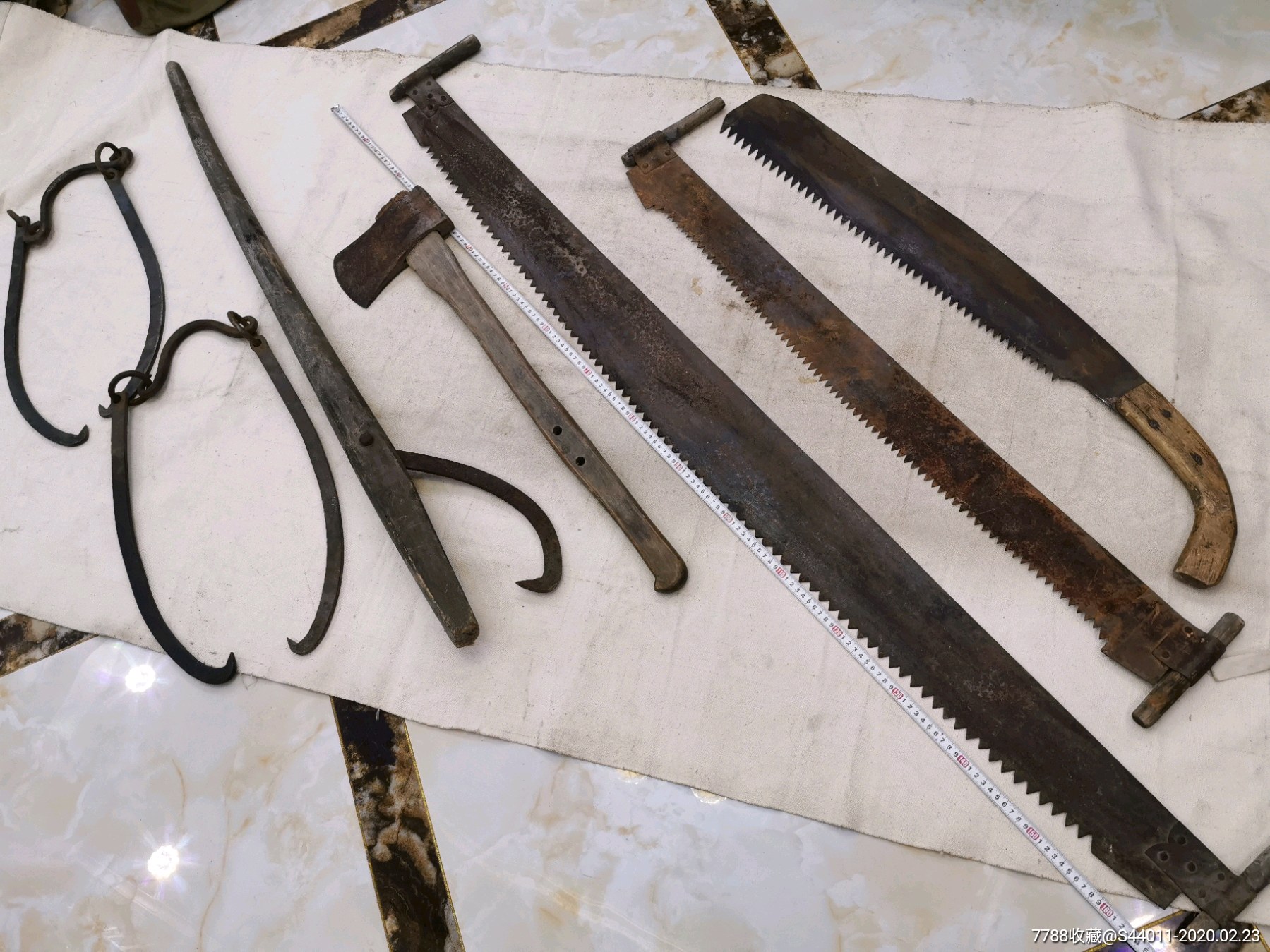 怀旧_东北伐木工具,采伐工具老民俗老物件