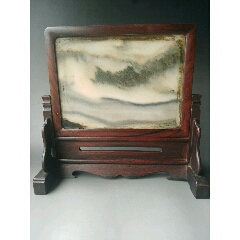 清代红木大理石山水插屏(se71258860)_7788收藏__收藏热线