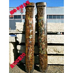 桐木手绘古琴两把完整漂亮音质好能正常使用(se71259624)_7788收藏__收藏热线