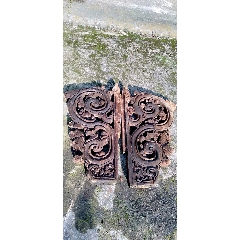 木雕雀替一对(se71265914)_7788收藏__收藏热线