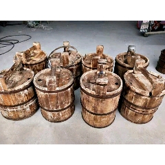 清代老酒桶。包浆浓厚有量(se71269778)_7788收藏__收藏热线