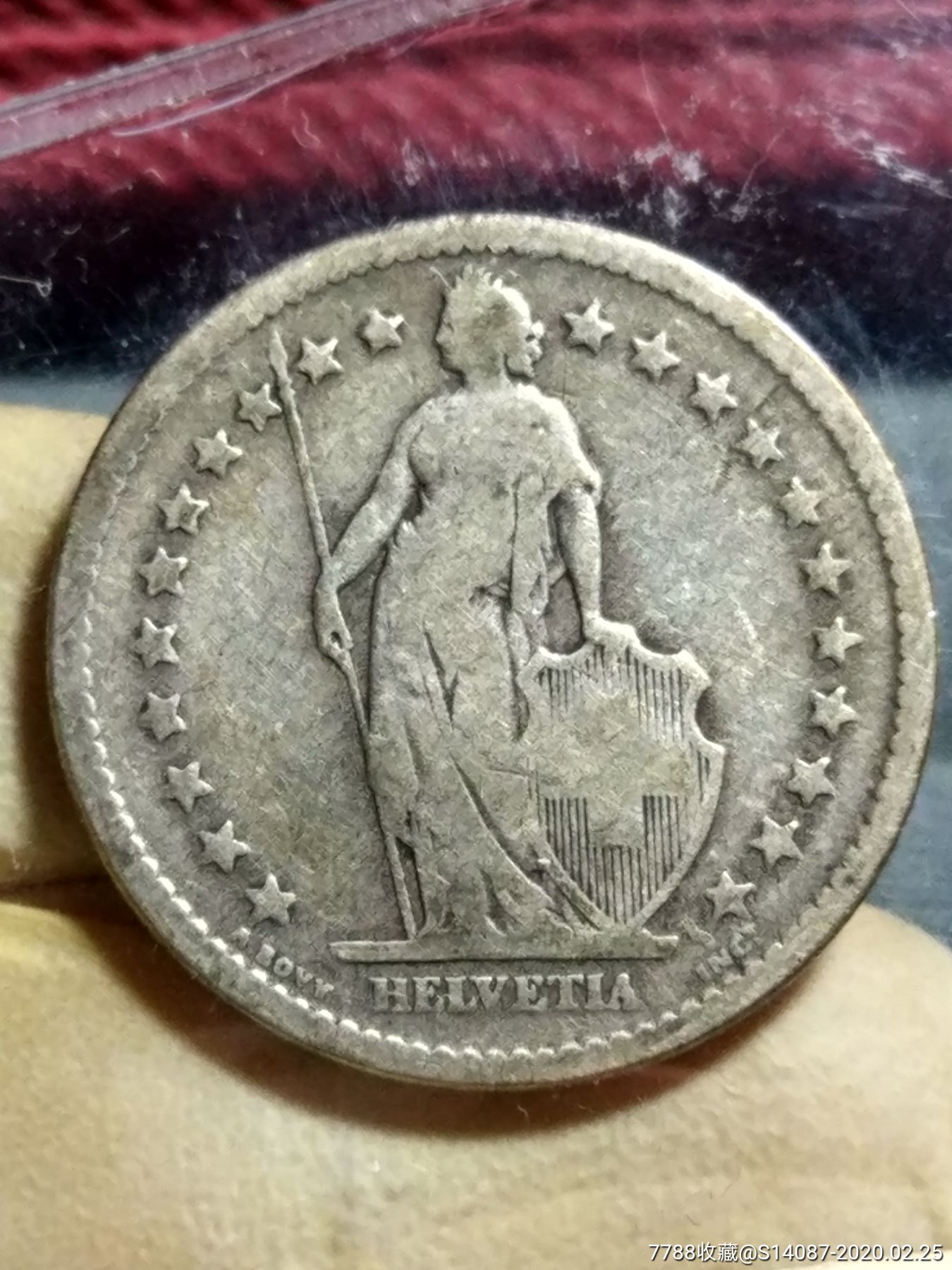 小外币～1878年2瑞士法郎