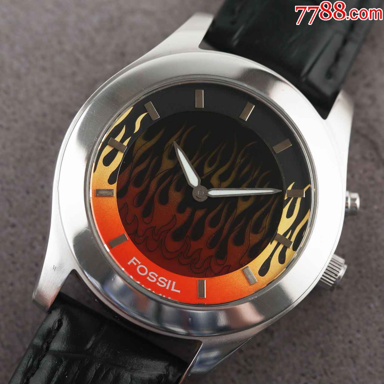 美国潮牌正统fossil化石手表特殊款jr8200火焰骑士动态火焰