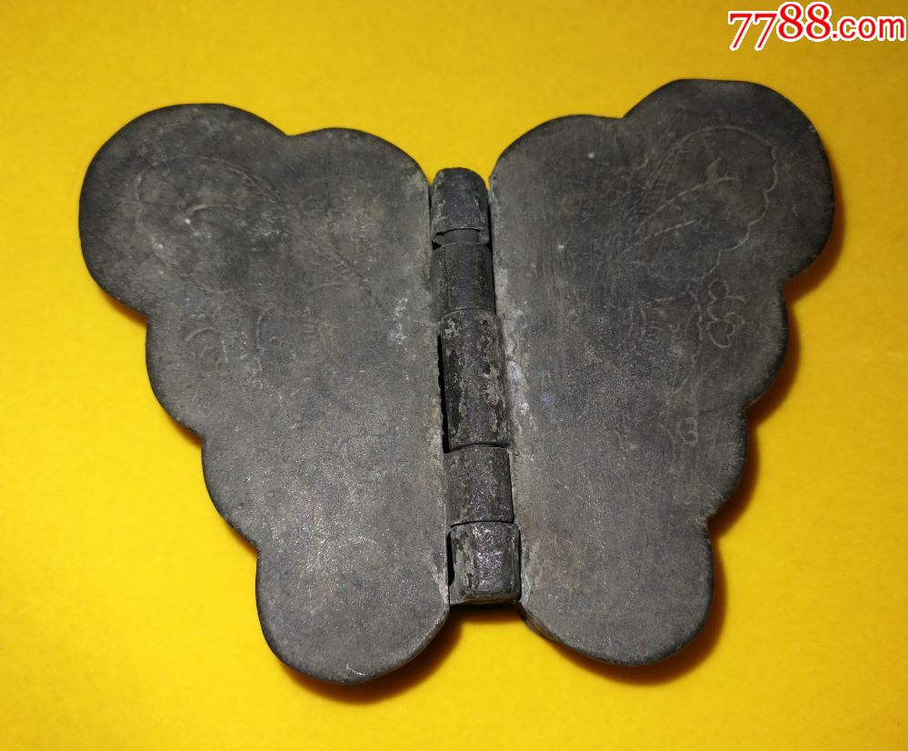 特价处理民国带恒造底款的蝴蝶型墨盒一个包老稀少好品书房摆件