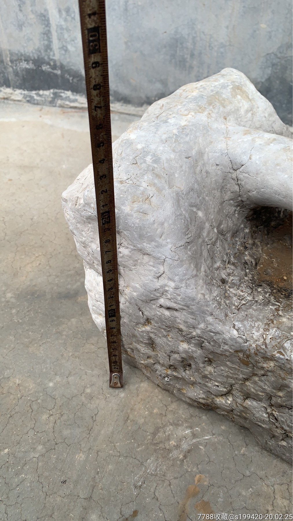 清代青石练功石.70斤左右.包老完好.680元不议价不包邮