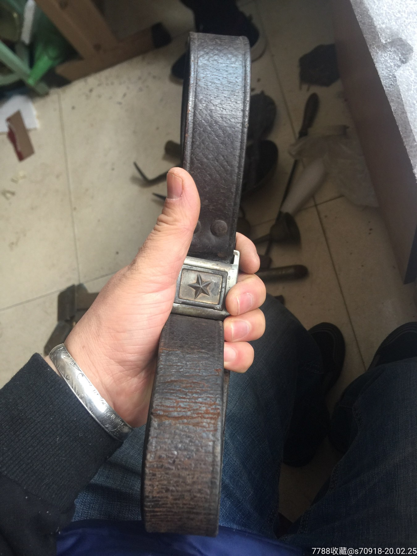 老皮带-品看图,以图为准.