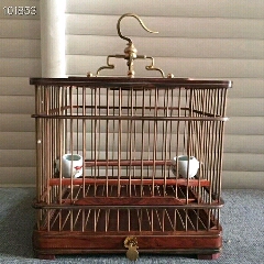 经典红木鸟笼：做工精致，全品漂亮(se71279066)_7788收藏__收藏热线
