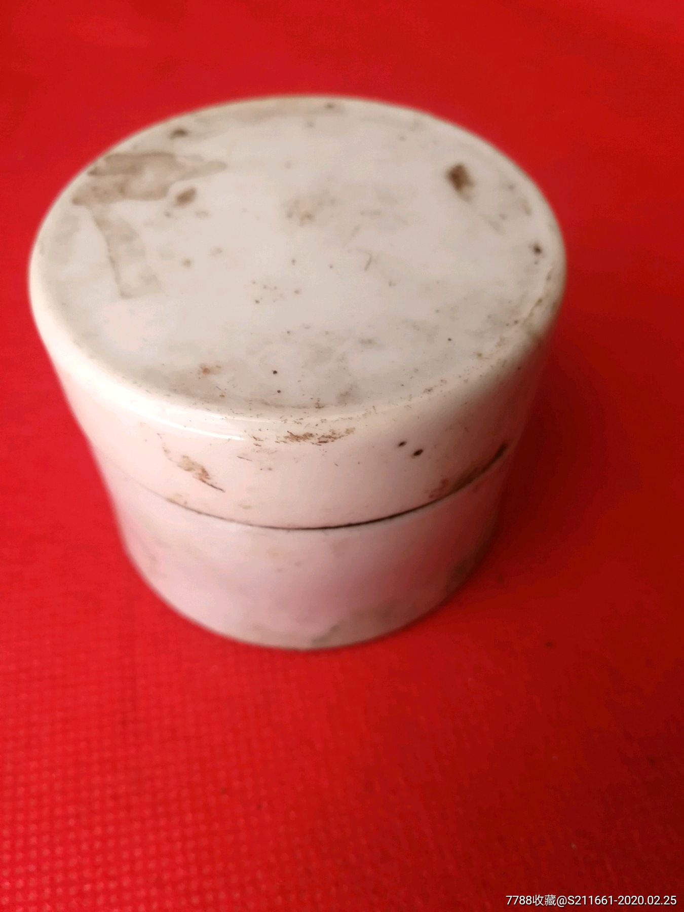 清末单色福寿膏盅