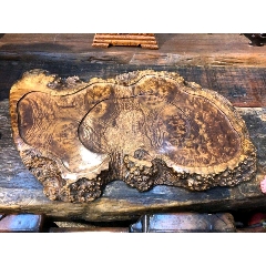 黄金樟独板茶台，缅甸黄金樟茶盘，满瘤疤，随形边，造型别致，厚度8公分，长110宽(se71284002)_7788收藏__收藏热线