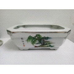 彩绘山水人物水仙盆(se71287257)_7788收藏__收藏热线