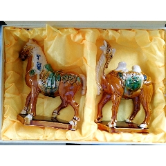 高档唐三彩瓷马摆件(se71294395)_7788收藏__收藏热线