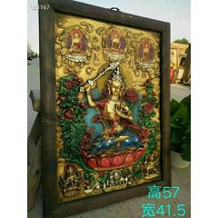 唐卡挂屏，酒店，会所，佛教直选，做工精细高端大气！680元不议价不包邮(se71295874)_7788收藏__收藏热线