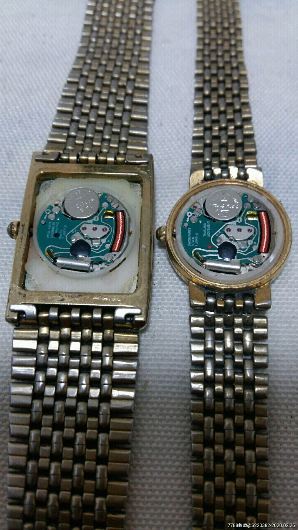 {武汉加油}瑞士v8机芯天王表一对-手表/腕表-7788收藏__收藏热线