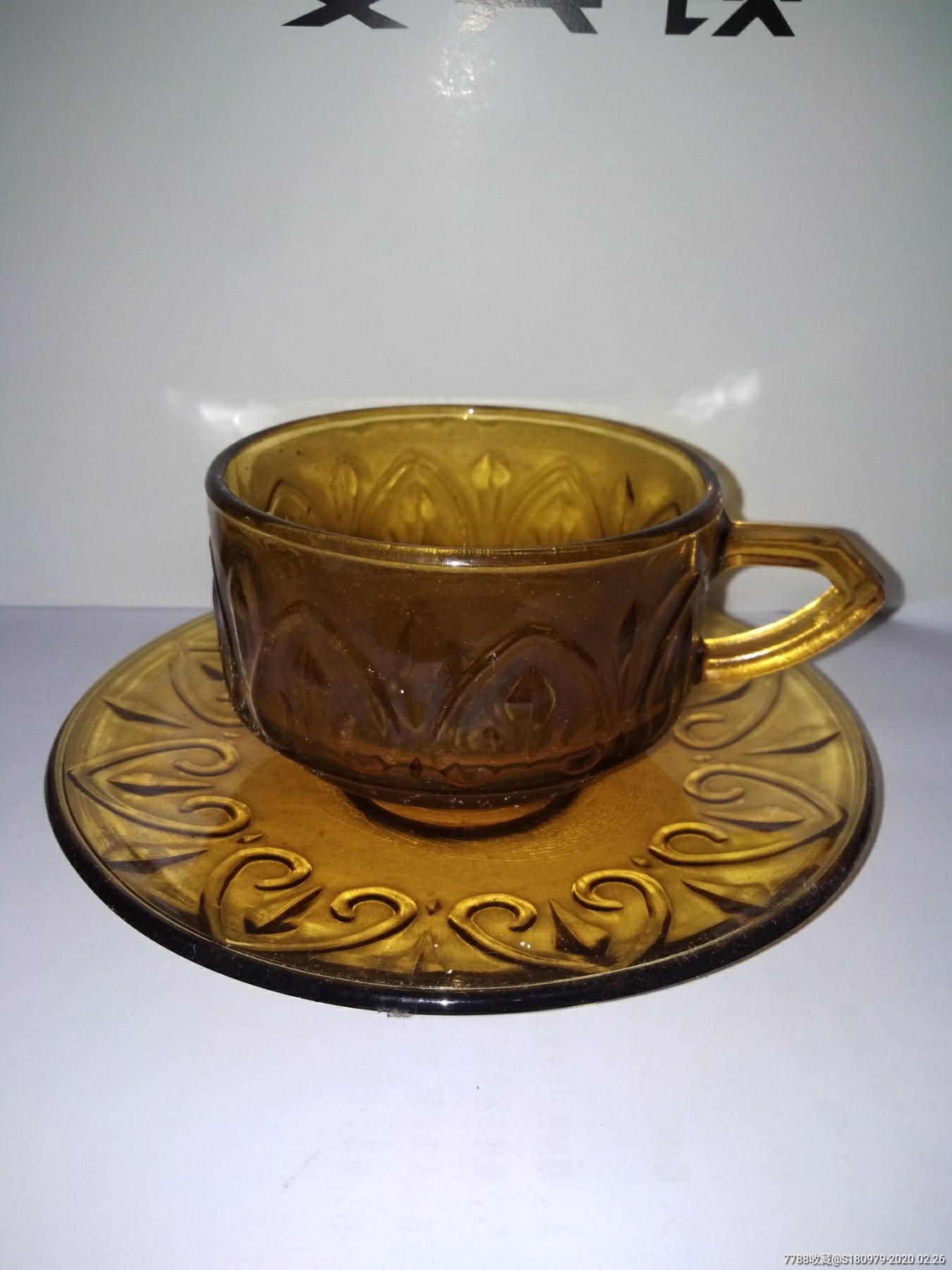 老式玻璃杯茶盏茶杯咖啡杯6只