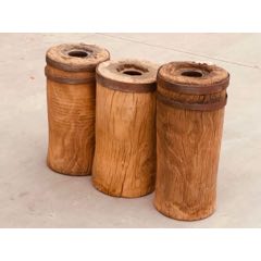 百年风化露露头三个。榆木，全品可做花墩。680元不议价不包邮(se71329195)_7788收藏__收藏热线