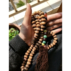 清代草菩提念珠一串，如图包老保真(se71330401)_7788收藏__收藏热线