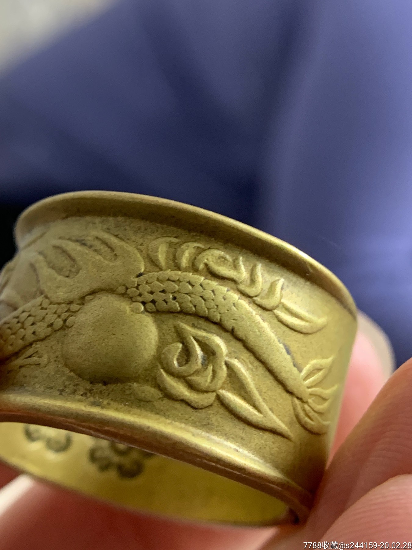 德国回流清代晚期民国14k戒指-铜杂件-7788收藏