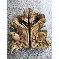 一对清代鳌鱼角花(se71332463)_7788收藏__收藏热线