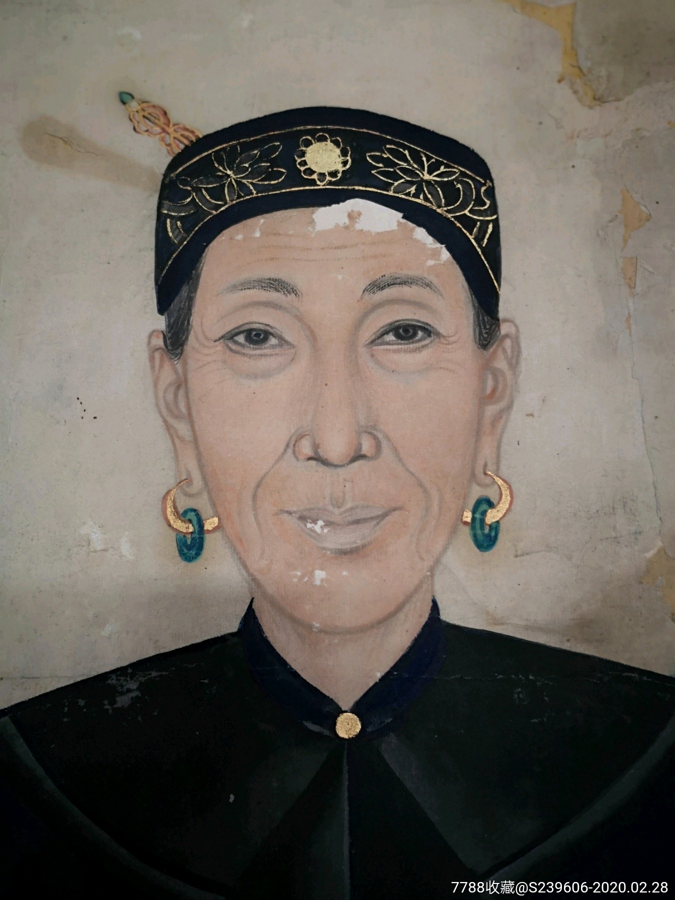 清代官员夫人祖宗画