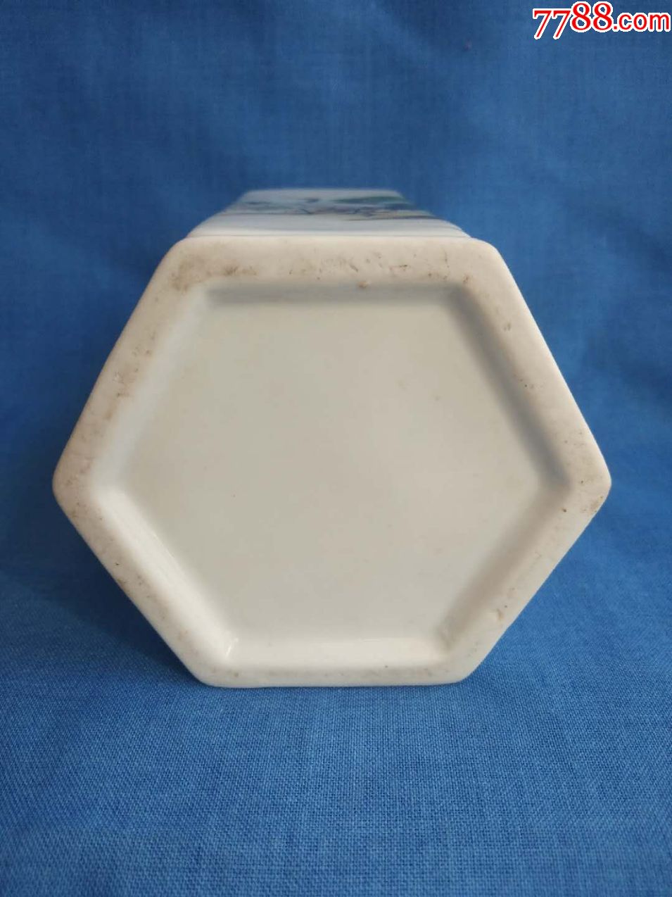 宁夏石嘴山陶瓷厂文革笔筒,松鹤延年笔筒_笔筒【九月收藏】_第3张